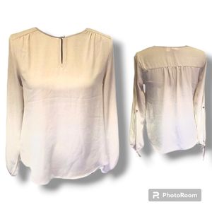 NWOT CATO Split Sleeve Keyhole Blouse Sz XS/S